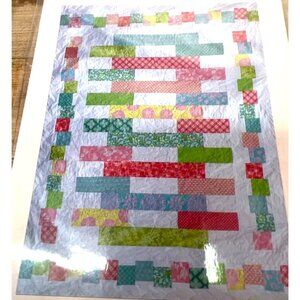 RARE "Gardens Gate" Quilt Pattern By EvaPaige Quilt Designs For Baby Or Lap/Twin